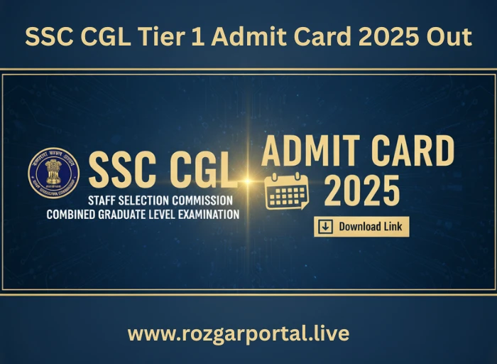 SSC CGL Admit Card 2025 जारी होने की तारीख और region-wise download link details